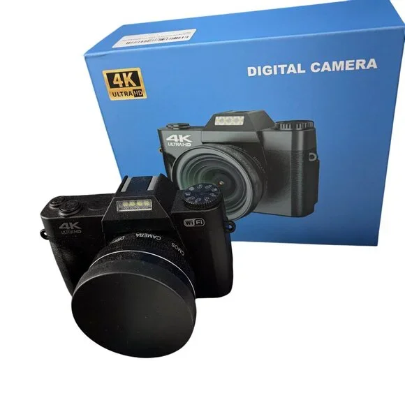 4K Ultra HD Digital Camera With WiFi 16X Zoom Lens UHD-WX01-WX02 For Photography - Picture 4 of 10